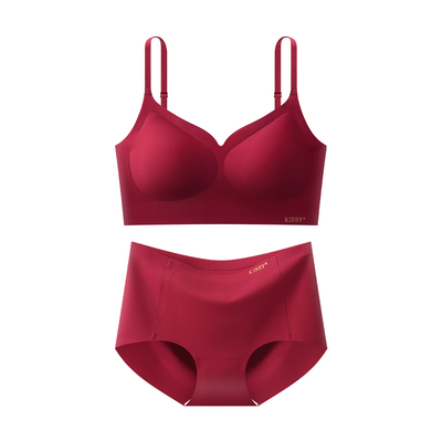 如Kissy吻内衣女圣诞本命年吊带