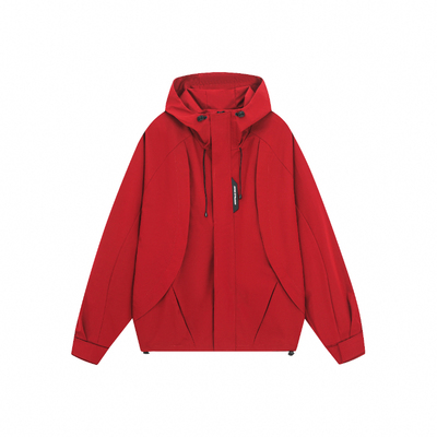 ppge美式机能风冲锋夹克上衣情侣款时尚户外山系宽松软壳外套