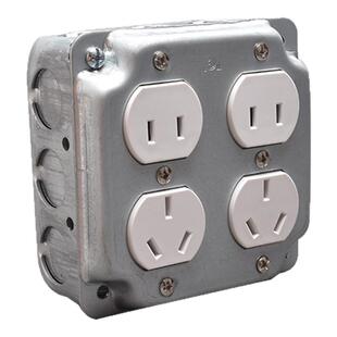 Berklin 工业风新国标复古插座开关明装USB五孔水泥叙利亚二三插