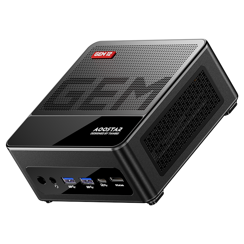 T-bao 天鋇GEM12 Max迷你主機AMDR7 8845HS小主機臺式電腦獨立便攜電腦雙USB4雙網(wǎng)口獨立OCUlink接口