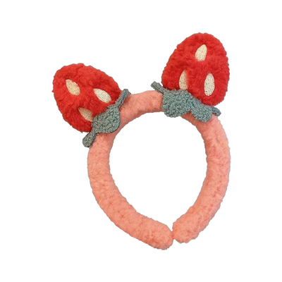 网红少女可爱立体草莓发箍