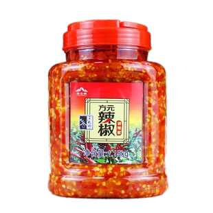 子龙郡方元辣椒大瓶装大桶商用湖南桂阳方圆特产香辣下饭剁辣椒酱