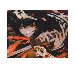 Abyssgaming绯刃/红玉动漫钢化玻璃鼠标垫电竞游戏FPS专用超大号