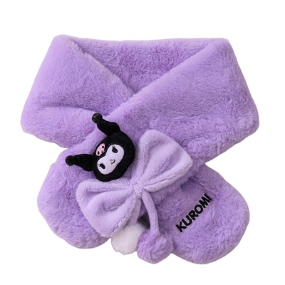 三丽鸥儿童围脖卡通可爱防风保暖