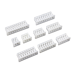 MX1.25mm间距胶壳 白色插头2/3/4/5/6/7/8/9/10P接插件端子连接器
