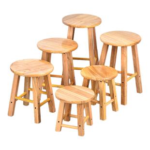 圆木凡品小木凳家用实木凳子小板凳小凳子餐凳矮凳茶几商用凳化妆