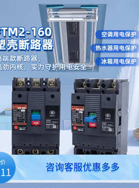 法泰电器FTM2-160C型塑料外壳式断路器400a空气开关3p工业断路器