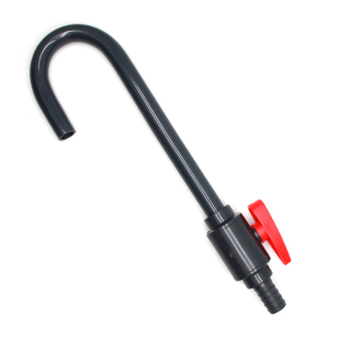 三厘鱼缸加水器弯管挂钩换水管壁挂式补水管宝塔接头球阀阀门水族