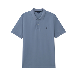 NAUTICA/诺帝卡26夏季新品男士休闲透气短袖翻领T恤商务polo衫