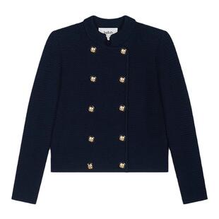 【杨采钰同款】bash春法式简约通勤小香风开衫外套针织衫1H24LOUM