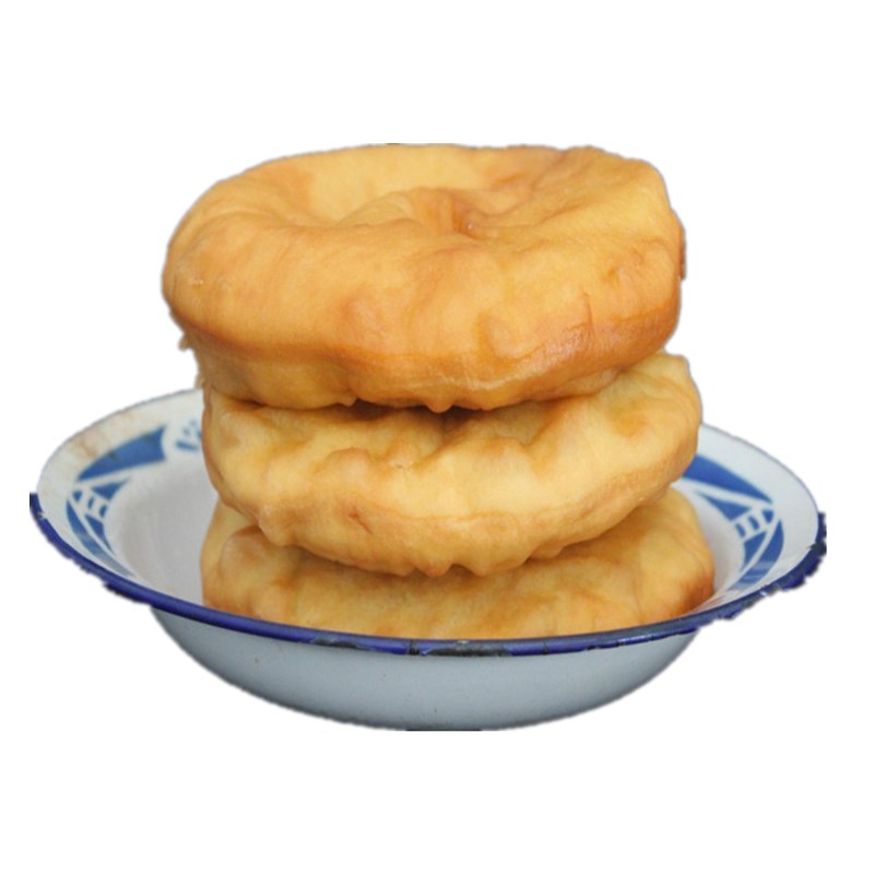 甘肃小吃平凉静宁庄浪风味早餐老油饼当日现做胡麻油炸即食五个装