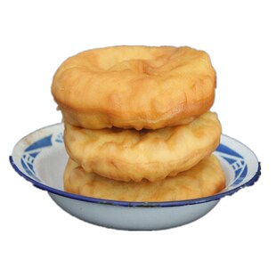 甘肃小吃平凉静宁庄浪风味早餐老油饼当日现做胡麻油炸即食五个装