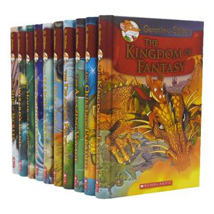 英文原版 Scholastic Geronimo Stilton the Kingdom of Fantasy 老鼠记者幻想王国01-15 美国学乐全彩插图桥梁书 初级英语章节书