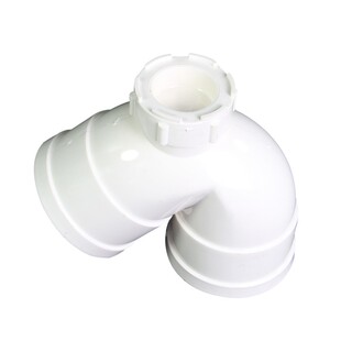 PVC存水弯带检查口U型PVC管排水管U弯配件管件50/75/110mm 防臭弯