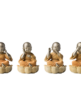 铜师傅《四不小和尚》摆件