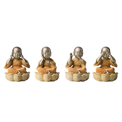 铜师傅《四不小和尚》摆件