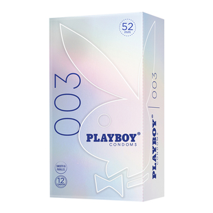 PLAYBOY进口避孕套超薄裸入003男用安全套套官方正品成人计生用品