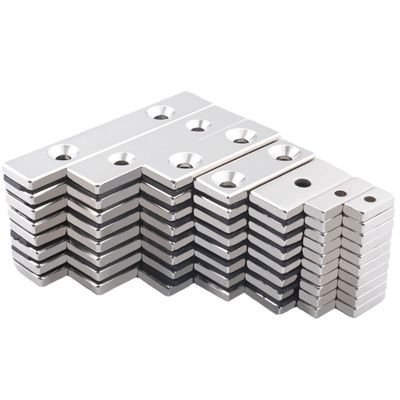 方形带孔强力磁铁吸铁石贴片