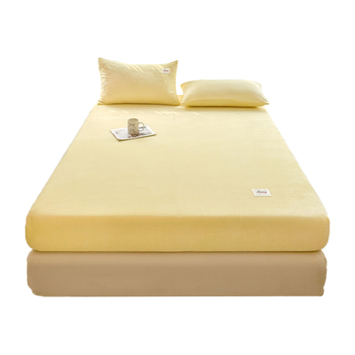 加绒牛奶绒床笠单件秋冬加厚