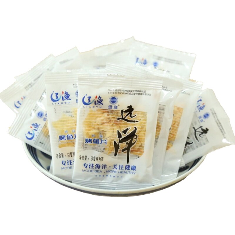 大连特产辽渔远洋烤鱼片即食海鲜