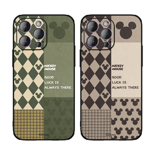 迪士尼正版适用苹果16手机壳新款iPhone17promax女15带支架13pro防摔12高级感小众14por镜头全包plus磁吸超薄