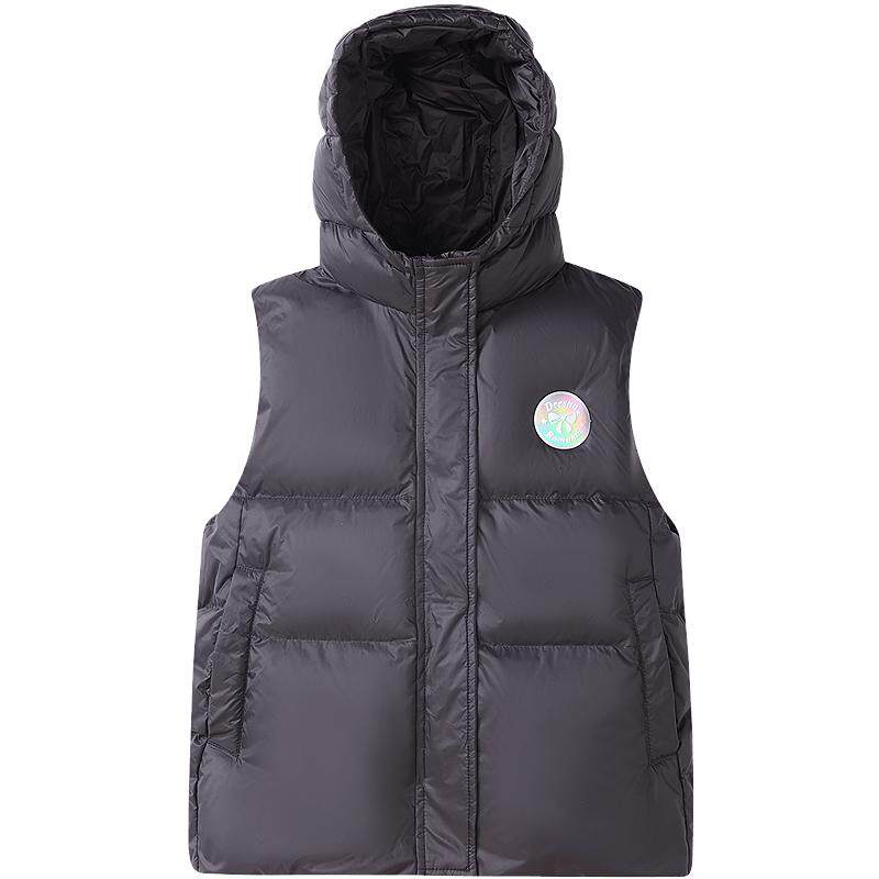 笛莎官方旗舰童装女童羽绒马甲冬季新款大童女孩儿童时尚背心外穿