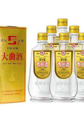 泸州施可富大曲酒52度500ml*6瓶