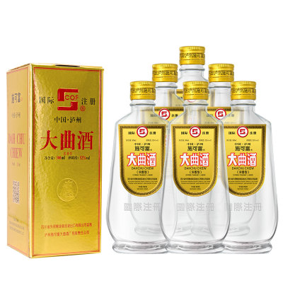 泸州施可富大曲酒52度500ml*6瓶