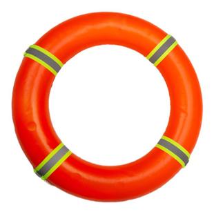 救生圈船用专业实心泡沫反光塑料成人大人PVC紧急应急防汛救生圈