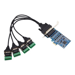 宇泰UT-7924 工业PCI-E转4口RS485/422电脑串口卡PCIE转485串口卡