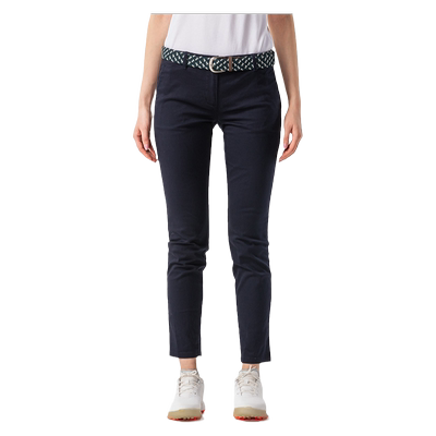 迪卡侬显瘦弹力长裤简约修身