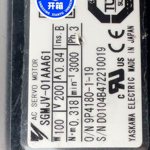 【询价】安川系伺服电机SGMJV-01AAA61适用