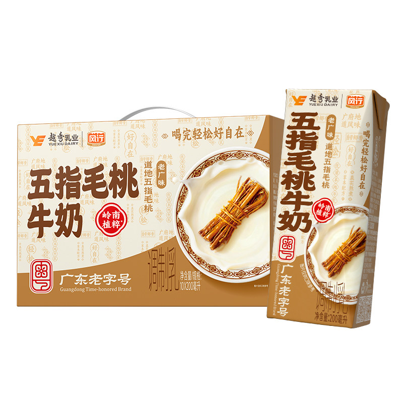 风行牛奶五指毛桃牛奶椰香生牛乳
