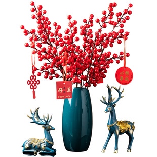 北欧陶瓷创意时尚花瓶现代简约瓷器客厅摆件家居家饰干花花器插花