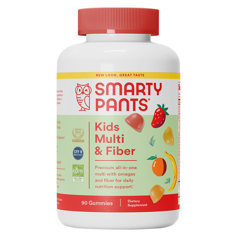 【博主专享】SmartyPants儿童膳食纤维素猫头鹰软糖肠胃维生素c