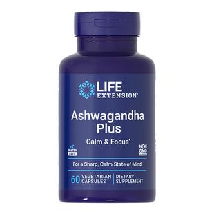 沿寿LIFE南非醉茄PLUS留兰香提取物调节皮质醇压力情绪记忆专注力