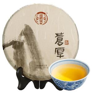 瑞聘号 苍厚 2016云南头春普洱茶古树生茶叶七子饼茶饼 新品上市
