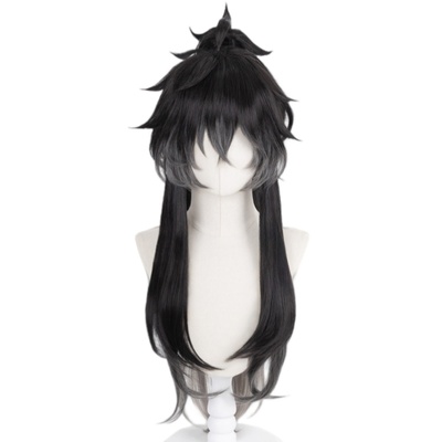 ND家】仇远 鸣潮 T色分体虎口夹马尾 打毛头顶 角色款cos假发