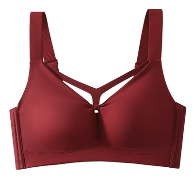 全罩杯胖MM大码光面性感聚拢薄款