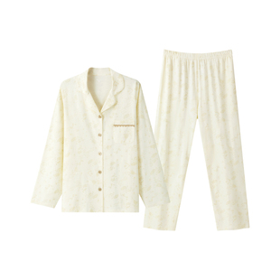 三枪2026春夏新品纯棉睡衣女士长袖印花超柔软家居服套装可外穿