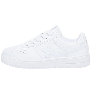 特步童鞋儿童小白鞋男童板鞋春秋低帮男孩白色运动鞋女童鞋子大童