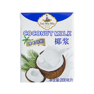 水妈妈椰浆小包装浓缩进口椰奶椰汁西米露奶茶水果捞烘焙家用露楚