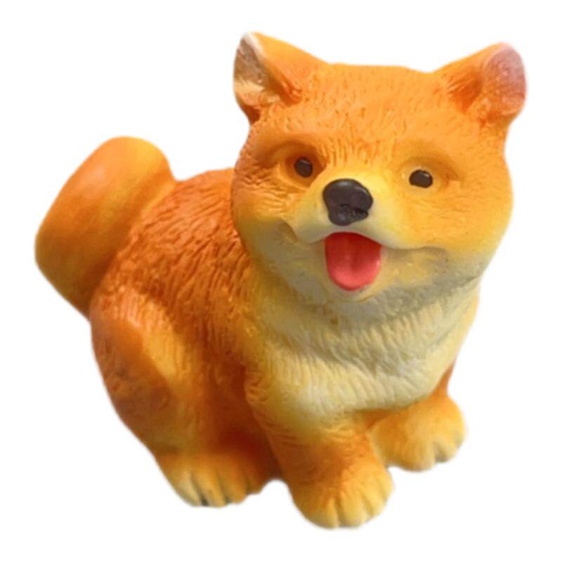 小柴犬摆件狗狗模型办公桌面装饰