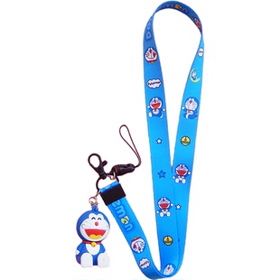 比卡皮卡丘手机挂绳长绳挂脖布艺加宽手腕手机链苹果华为通用钥匙