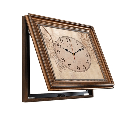 电表箱装饰画带钟表盒子大尺寸