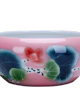 景德镇睡莲盆碗乌龟缸笔洗陶瓷