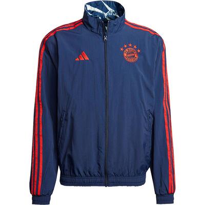 Adidas/阿迪达斯足球双面穿夹克