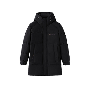 户外中长款羽绒服男冬季连帽加厚保暖棉袄风衣外贸男装棉服外套