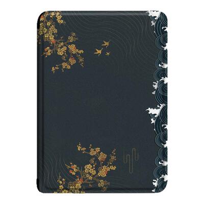 电子书保护套适用kindle阅读器paperwhite古风海浪金花scribe简约kpw4/5/6寸oasis3/2第11代958/voyage1499壳