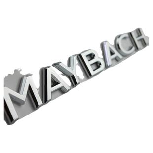 适用奔驰S级迈巴赫4MATIC尾标S400L S450L S480L S65 S63后字车标